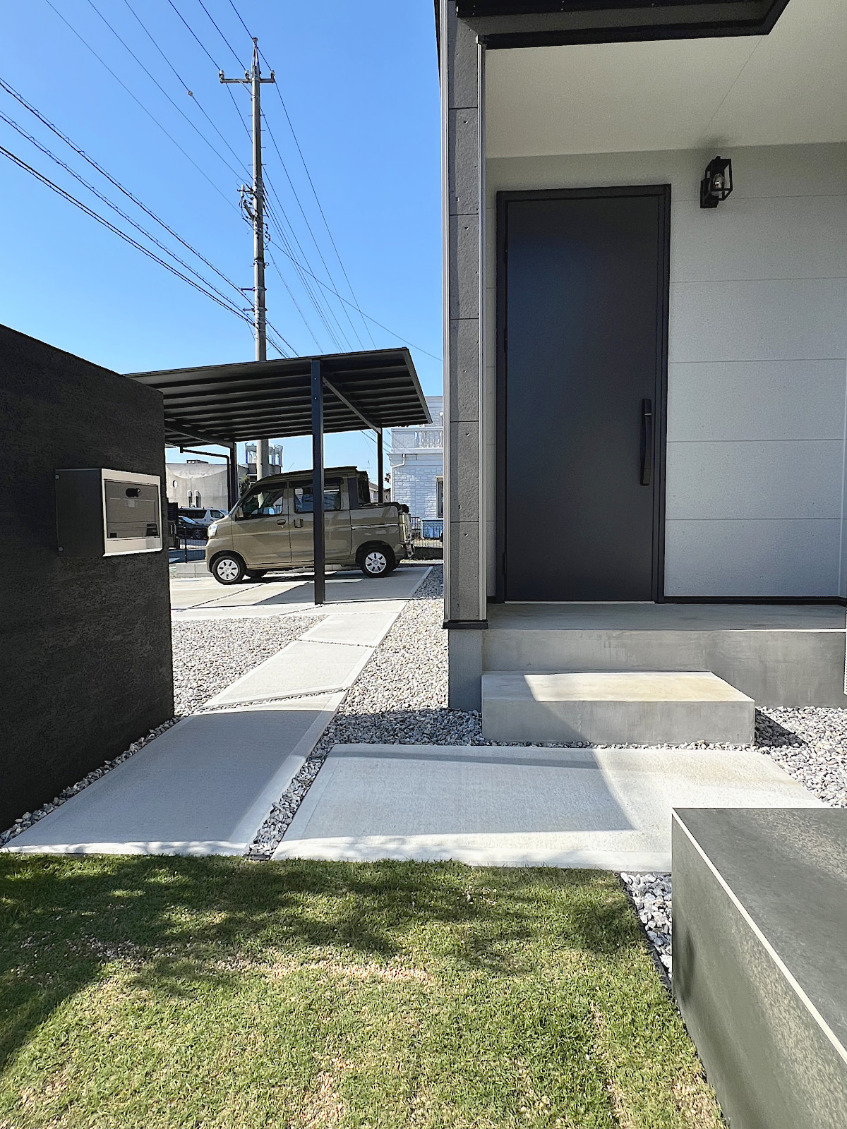 帰宅動線バッチリ◎なアプローチ